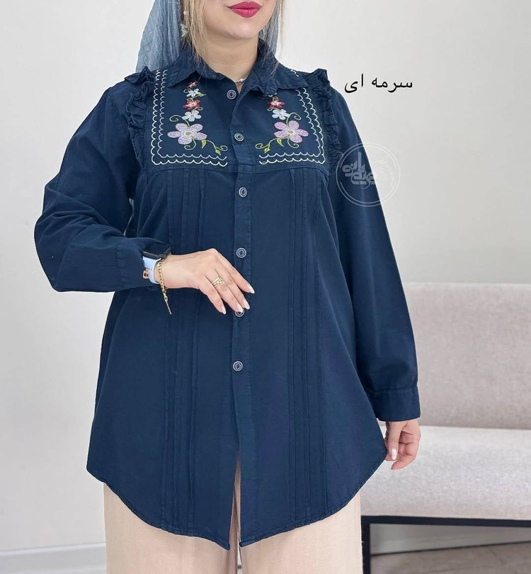 شومیز بانو جنس کتان لنین باکیفیت