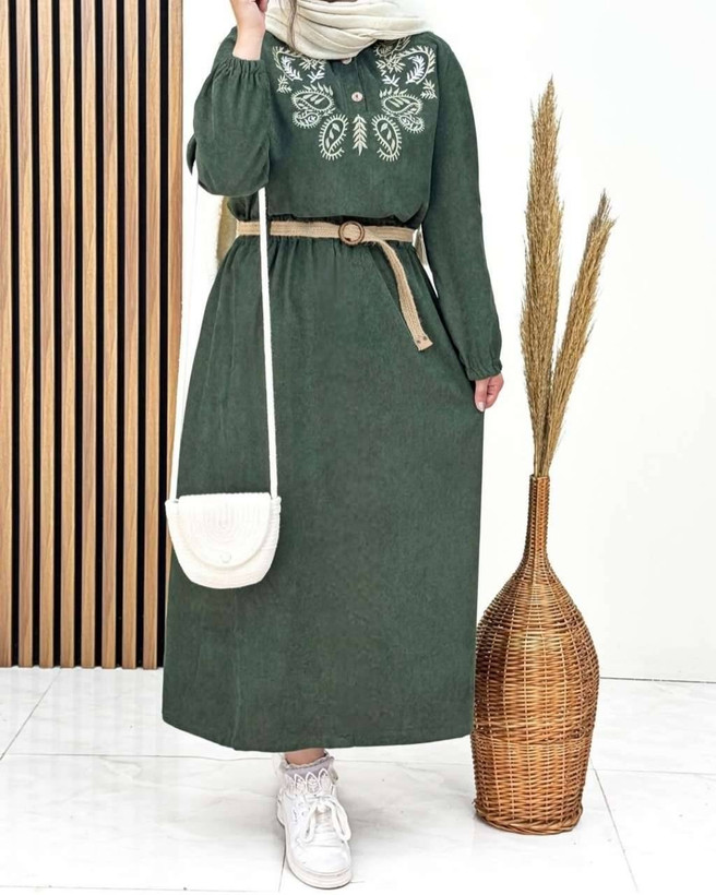 کفتان گلدوزی ترمه جنس شانتون