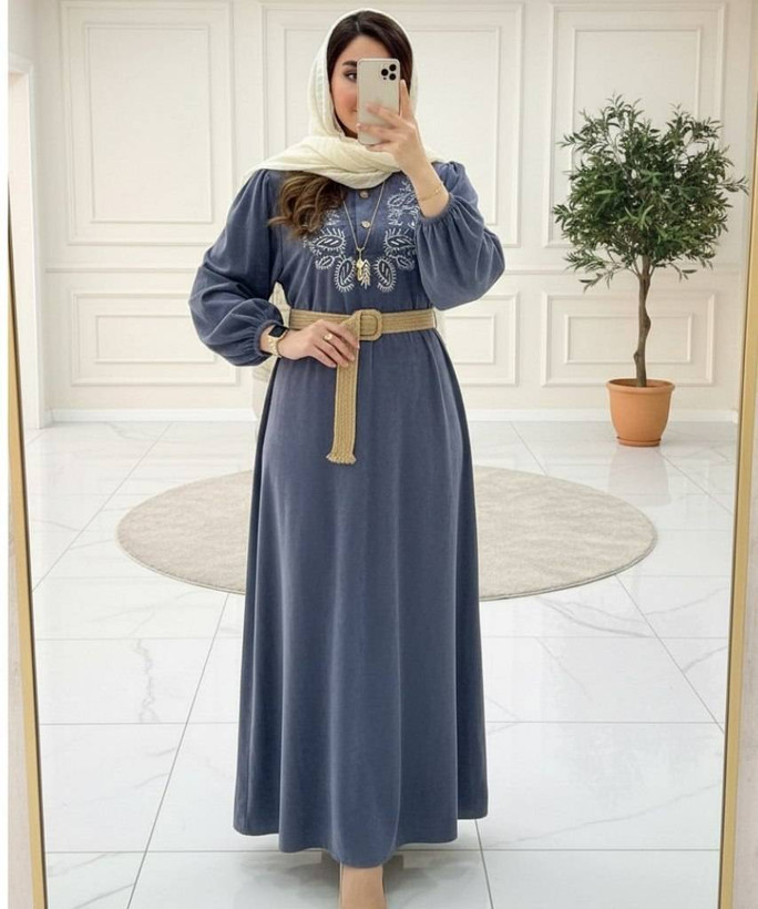 کفتان گلدوزی ترمه جنس شانتون