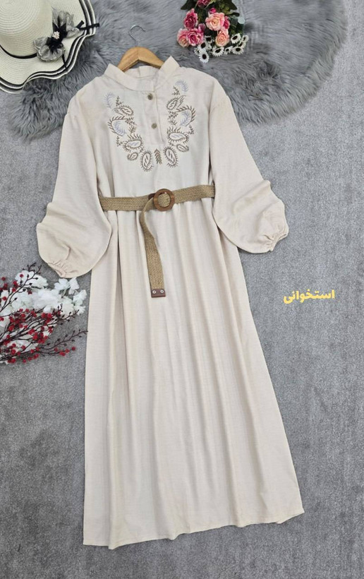 کفتان گلدوزی ترمه جنس شانتون