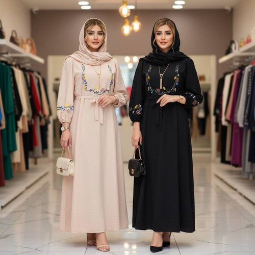 کفتان گلدوزی گلبرگ جنس بابوس