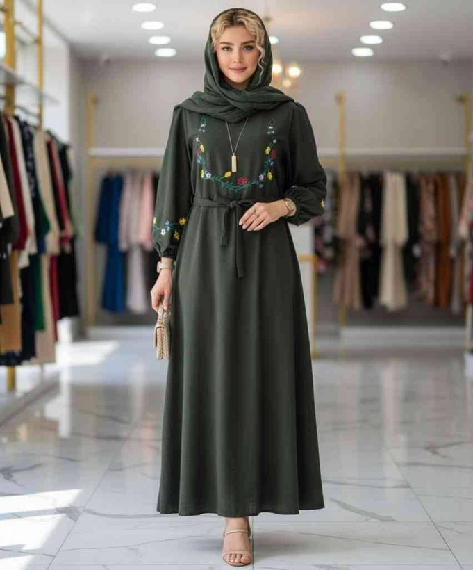 کفتان گلدوزی گلبرگ جنس بابوس