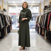 کفتان گلدوزی گلبرگ جنس بابوس