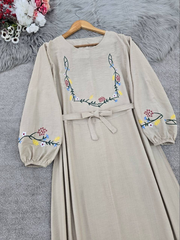 کفتان گلدوزی گلبرگ جنس بابوس