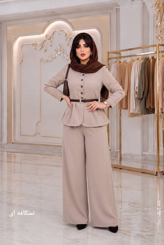 ست سه تیکه سمیه جنس بزایاق ریزشی