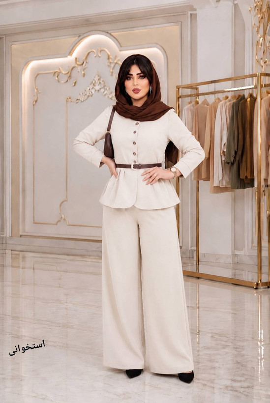 ست سه تیکه سمیه جنس بزایاق ریزشی