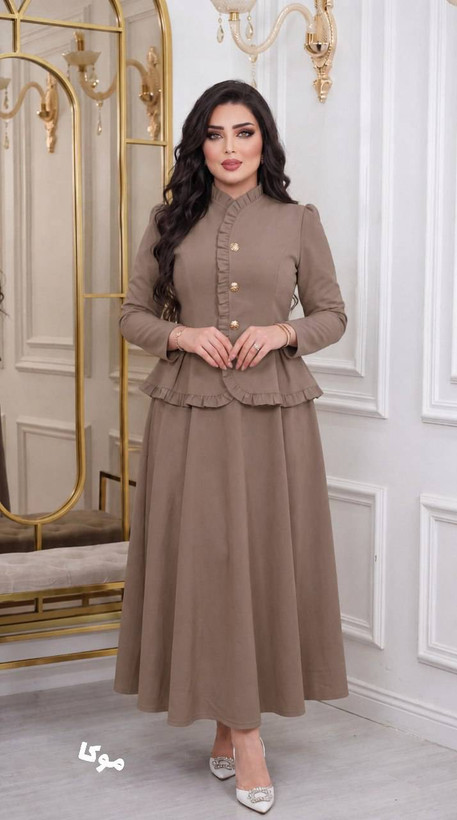 کت دامن عروسک جنس بزایاق ریزشی
