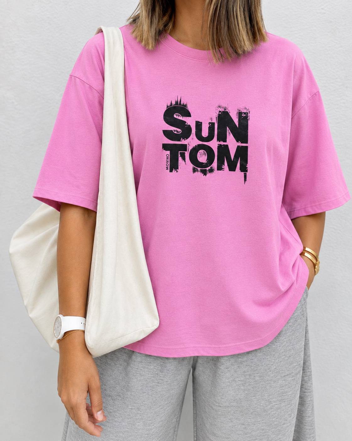 تیشرت باکسی sun tom