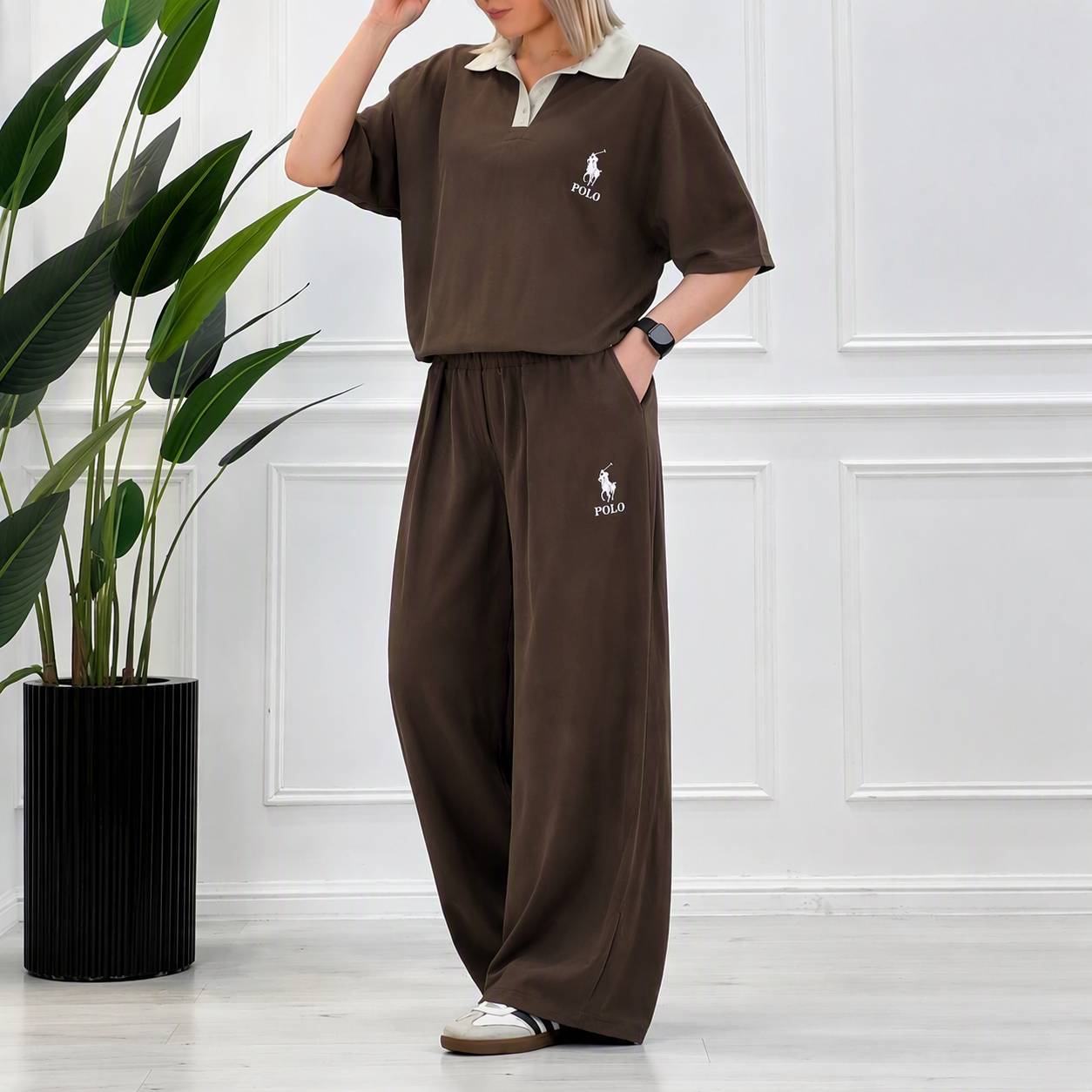 ست تیشرت شلوار بزیاق polo