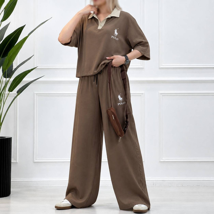 ست تیشرت شلوار بزیاق polo
