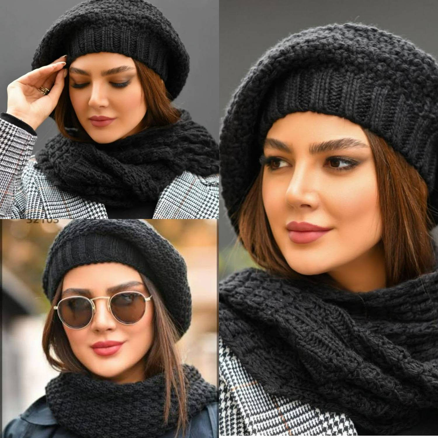 شال و کلاه پانیذ  بافت باکیفیت