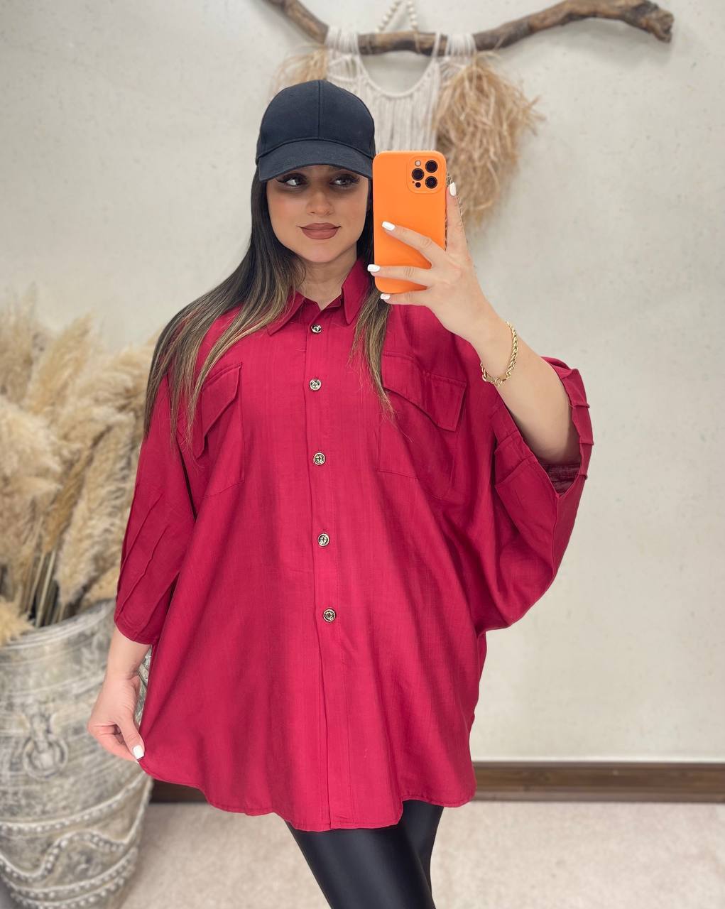 تونیک مانتویی ژاژا جنس بابوس