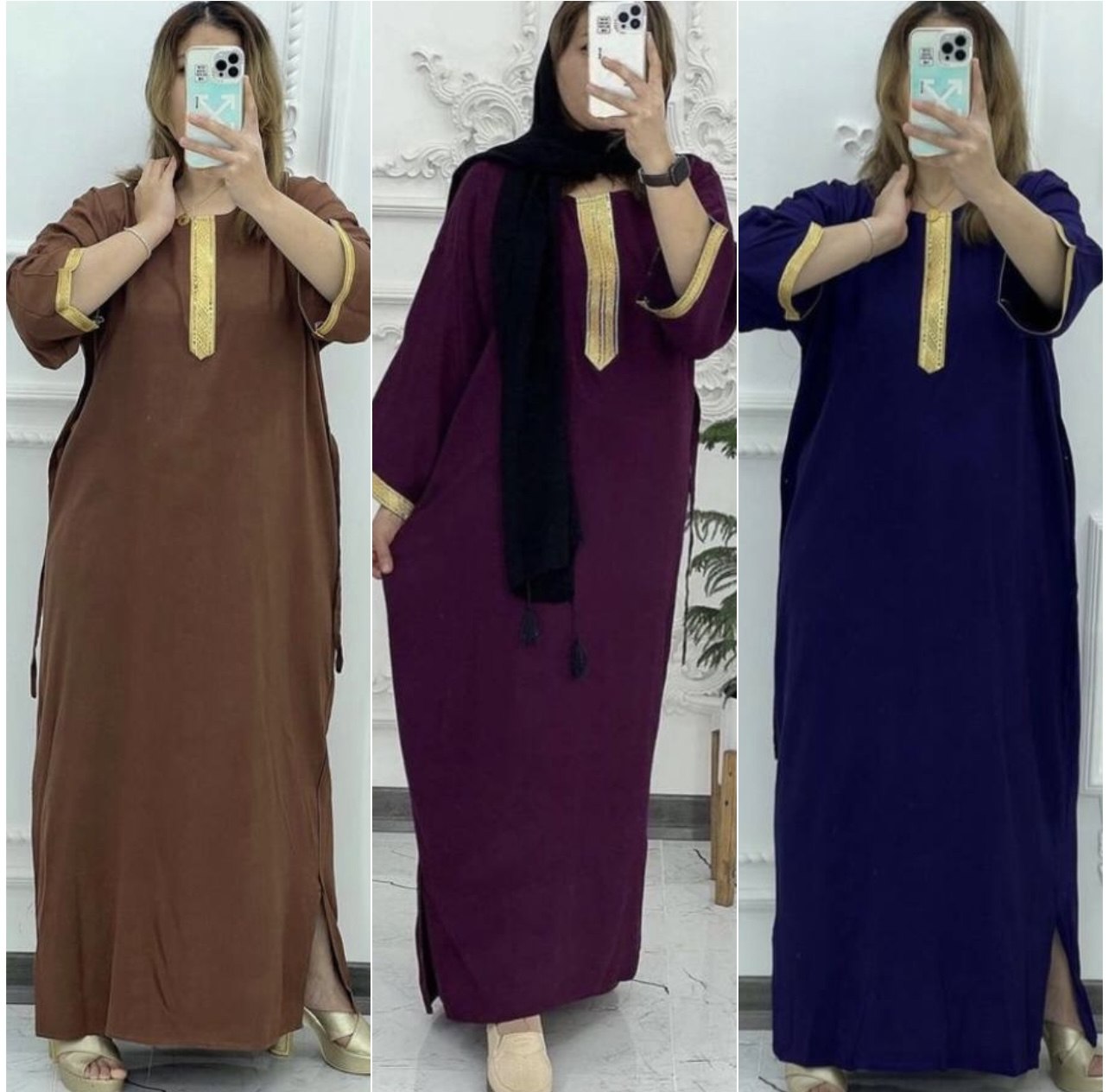 پیراهن شاپرک جنس نخی