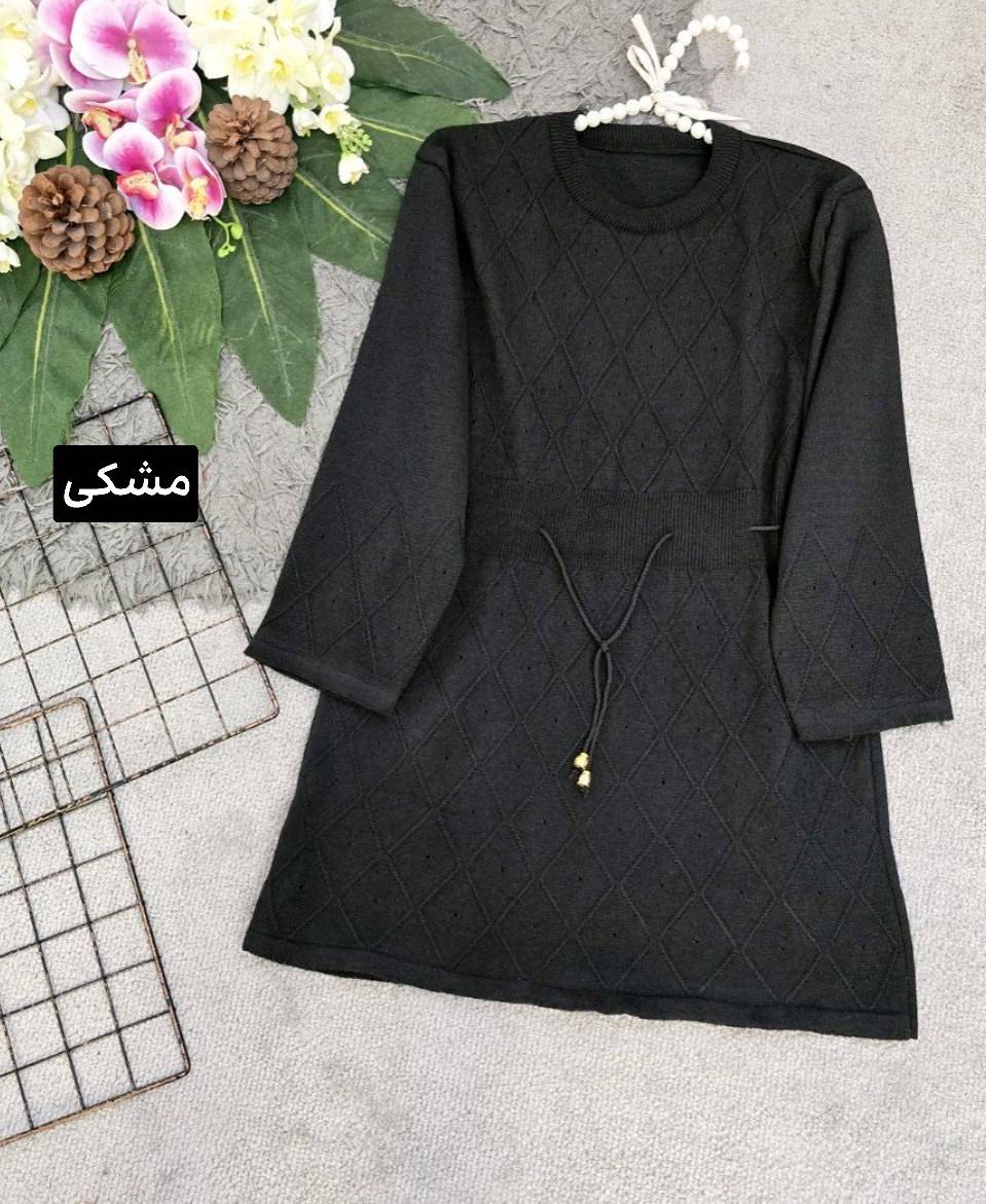 تونیک کمردار بافت