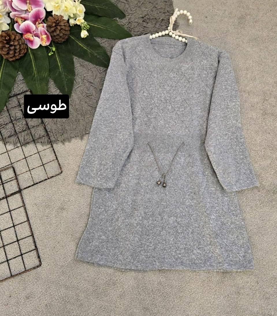 تونیک کمردار بافت