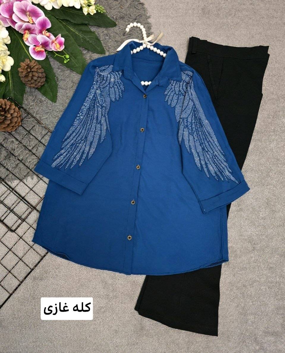 شومیز نیلوفر جنس الیزه درجه یک