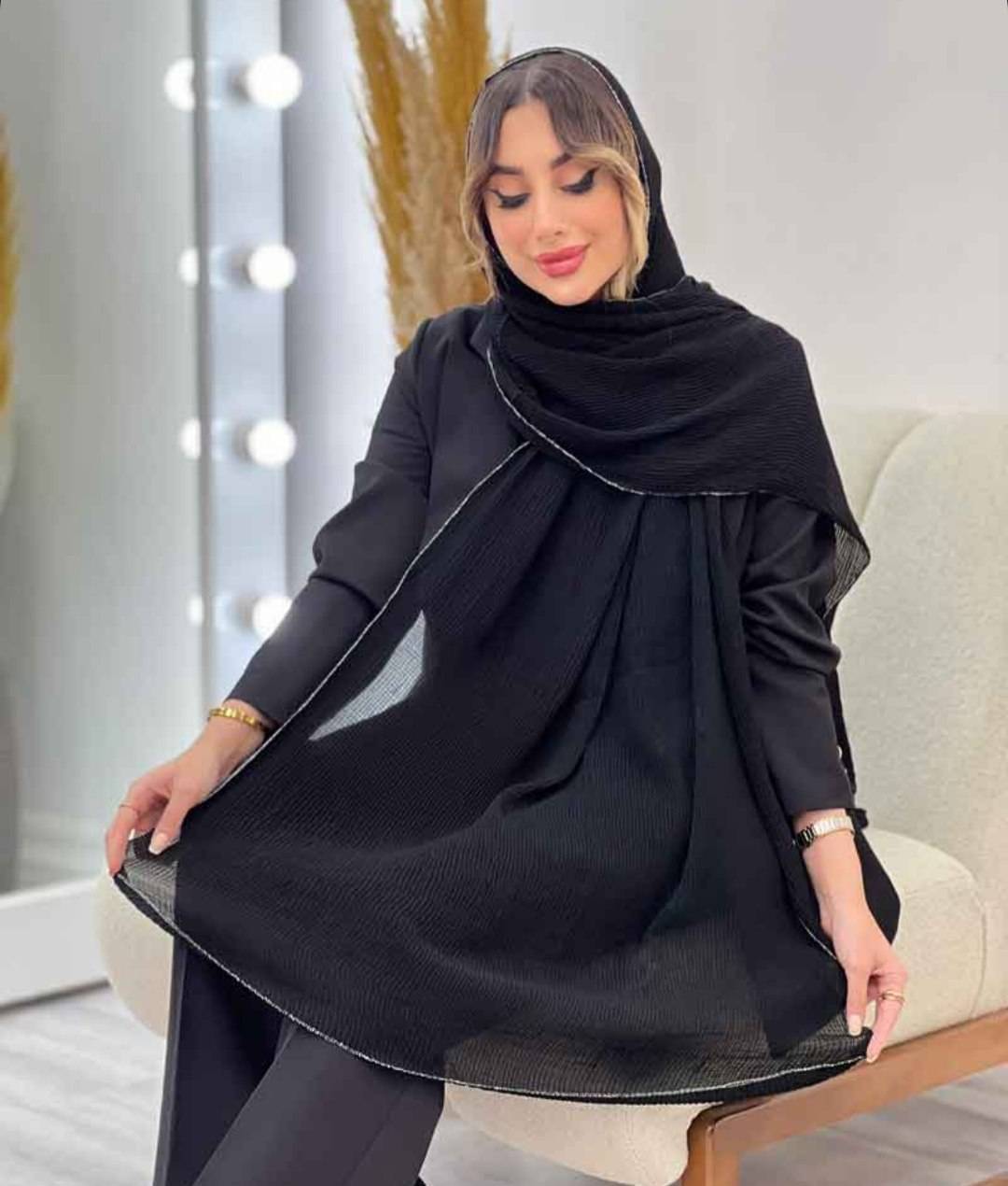 شال لبه لمه دوزی باکیفیت