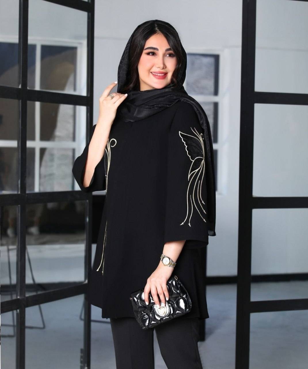 مانتو کتی پروانه جنس مازراتی