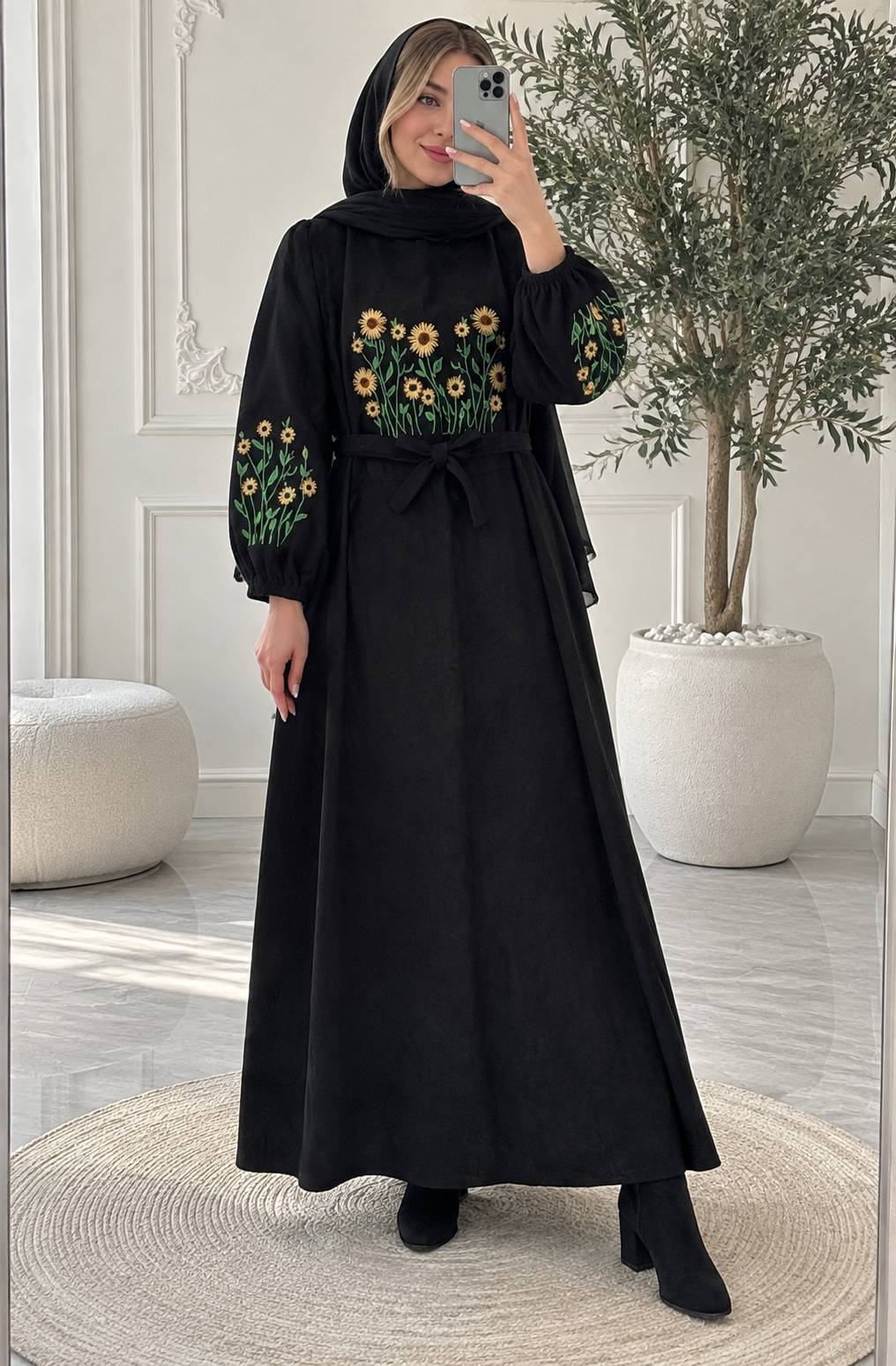 کفتان گلدوزی اروشا جنس مخمل کبریتی ریز