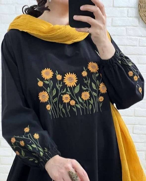 کفتان گلدوزی اروشا جنس مخمل کبریتی ریز