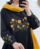 کفتان گلدوزی اروشا جنس مخمل کبریتی ریز