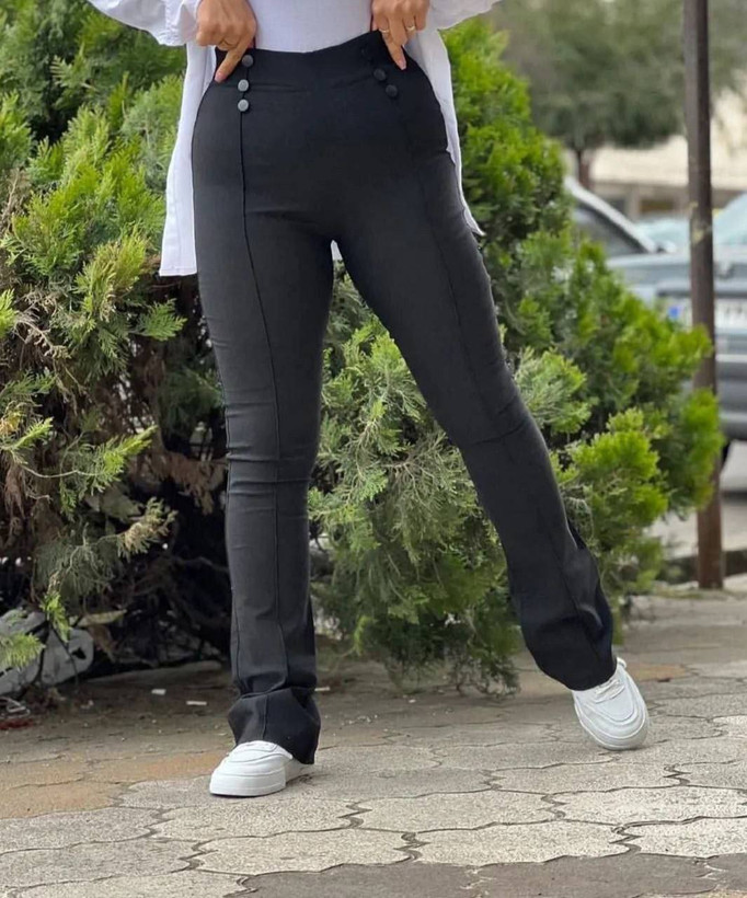شلوار کتان شش دکمه