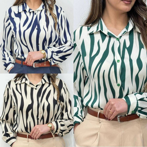 شومیز طلاییه جنس الیزه باکیفیت