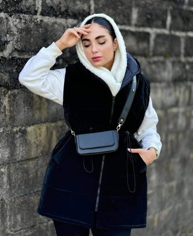 پافر سیلیکونی کمرگت مشکی