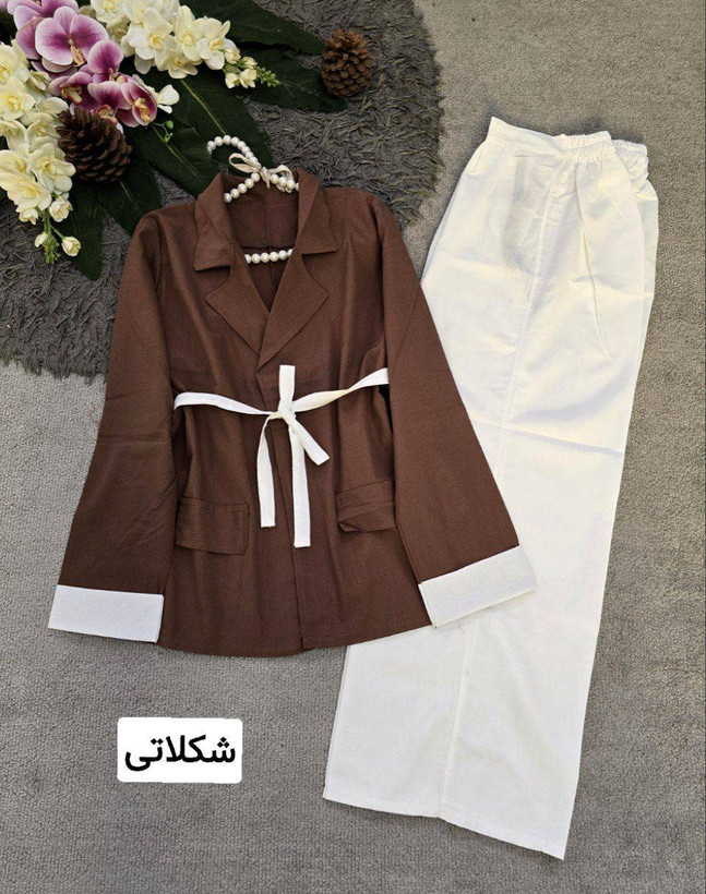 کت شلوار تندیس جنس لنین نچرال باکیفیت