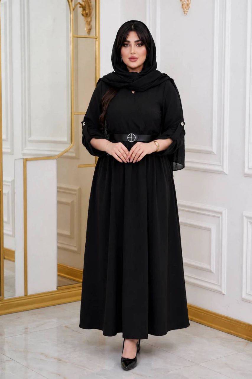 پیراهن بلند سارینا جنس الیزه درجه یک