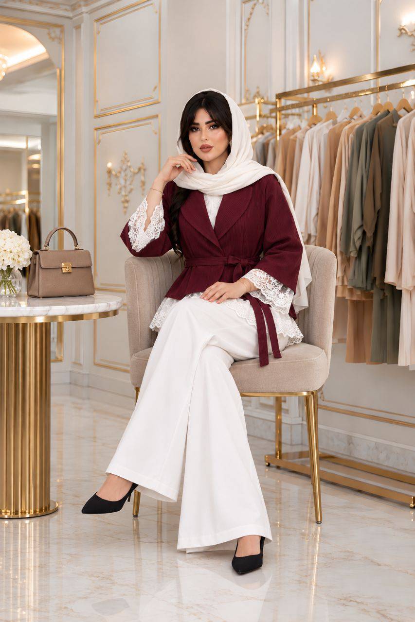 مانتو پاییزی شوکا جنس مازراتی