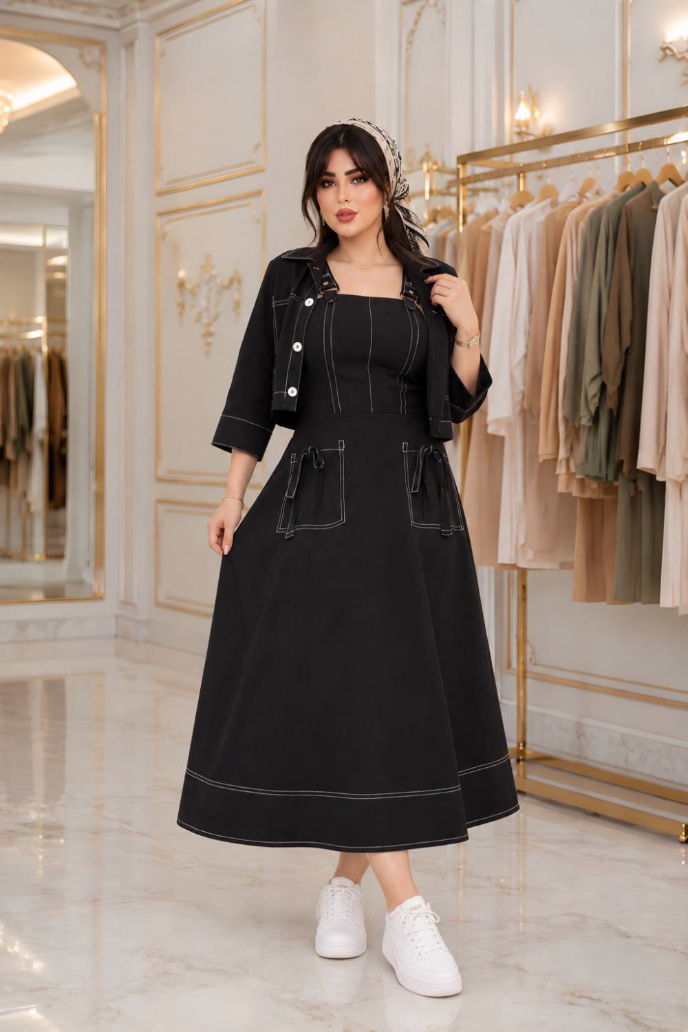 کت سارافون گلاره جنس فاستونی