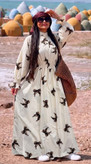 پیراهن سمانه مدل مخمل کوبیده درجه یک