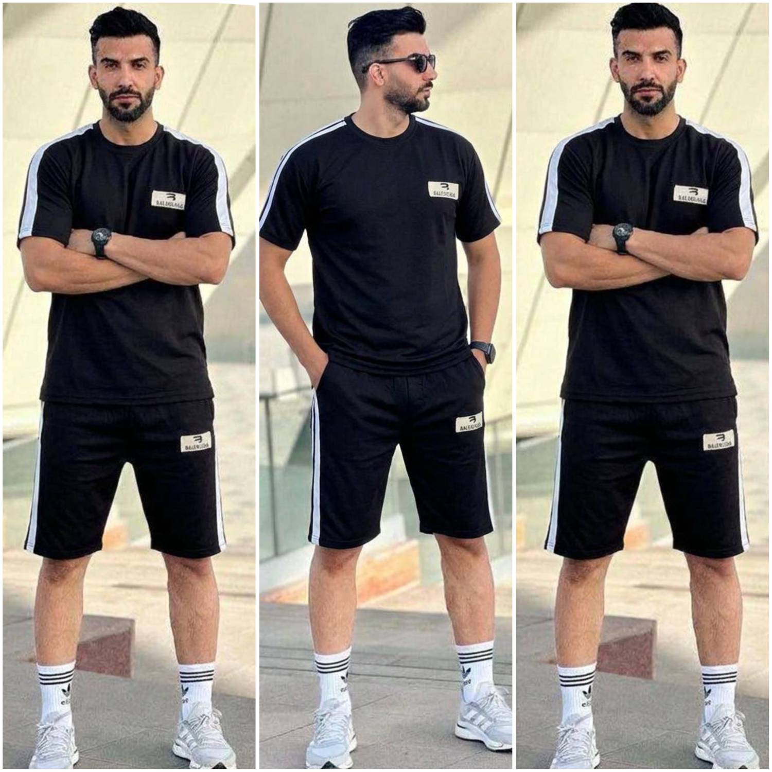 ست مردانه Balenciaga جنس پنبه گلکسی درجه یک