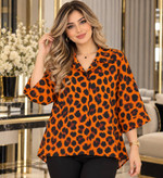 شومیز باکسی جنس الیزه گرم بالا