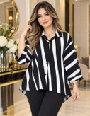 شومیز باکسی جنس الیزه گرم بالا