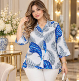 شومیز باکسی جنس الیزه گرم بالا